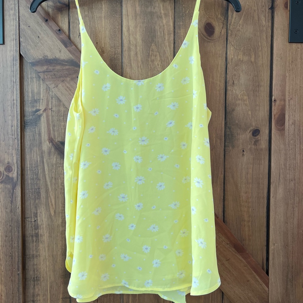 Loft, sheer tank top